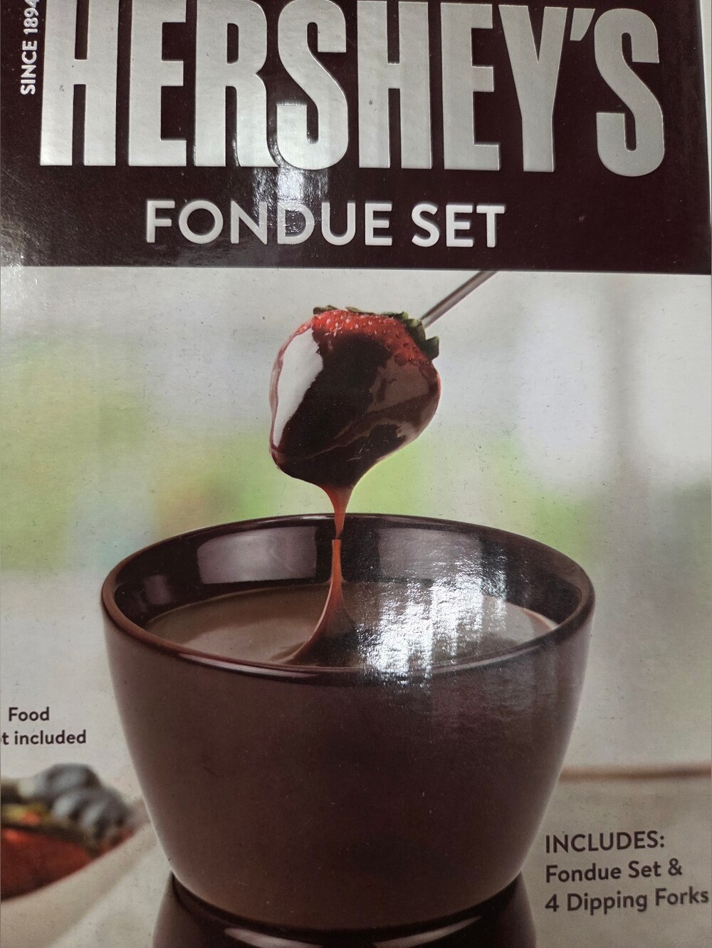 Hershey's Fondue Set - Chocolate Dipping With Forks